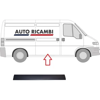 Lišta karosérie Ochranná lišta Fiat Ducato 2002-2006 pravá, posuvné dveře, 136 cm, 735306281