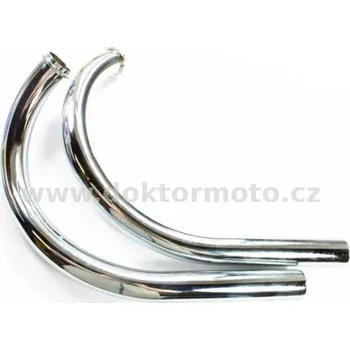 Motodíl Kolena výfuku L+P sada 2ks - Jawa 250 Kýv., na doutníky