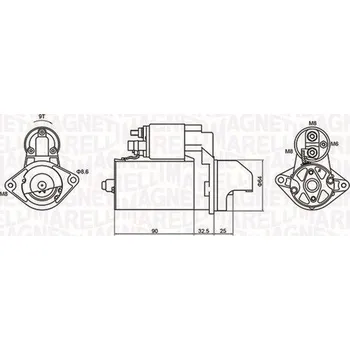 Startér Startér MAGNETI MARELLI 063721334010