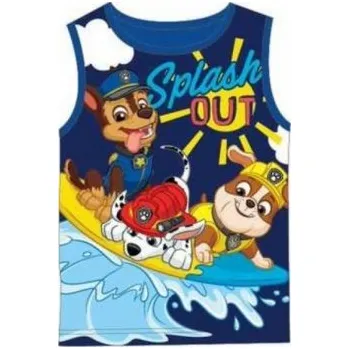 Chlapecké tílko Setino - Chlapecké bavlněné tričko (nátělník) Tlapková patrola - Paw Patrol - tm. modré 122