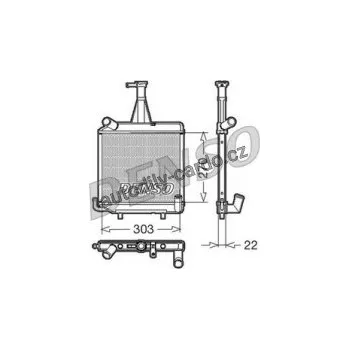 Chladič motoru Chladič motoru DENSO (DE DRM99000)