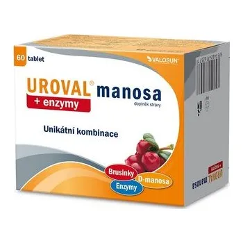 Lék na močovou cestu a ledviny UROVAL manosa + enzymy 30 tablet