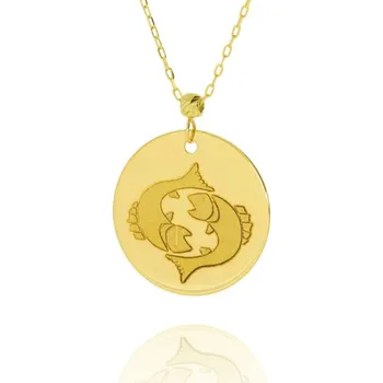 Náhrdelník Zlatý náhrdelník znamení Ryby