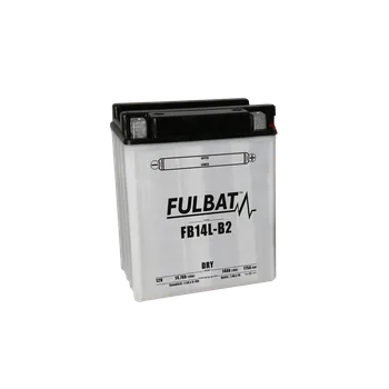 Motobaterie Konvenční motocyklová baterie FULBAT FB14L-B2 (YB14L-B2) Včetně balení kyseliny