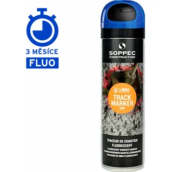 Barva ve spreji Značkovací sprej fluorescenční TRACK Marker - modrý sprej Track Marker balení 12x500ml