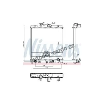 Chladič motoru Chladič motoru NISSENS 63340
