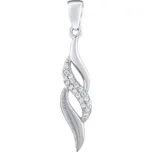 Přívěsek Venezia z bílého zlata s čirými zirkony