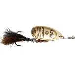 Effzett Rotační třpytka STANDARD DRESSED SPINNER #4 10G SINKING GOLD