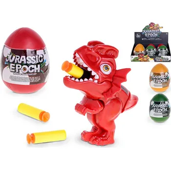 Mikro trading Dinosaurus vystřelující pěnové náboje - 13 cm