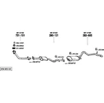 zadní tlumič výfuku Bosal 283-605