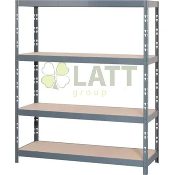 Dílenský regál Trestles - Regál RR1 s&nbsp;dřevotřískovými policemi : ca. 1800x1200x600 mm Práškově lakovaný