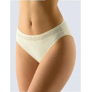 Kalhotky Dámské kalhotky Gina 10208P žluto-bílá M/L