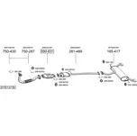 zadní tlumič výfuku Bosal 165-417