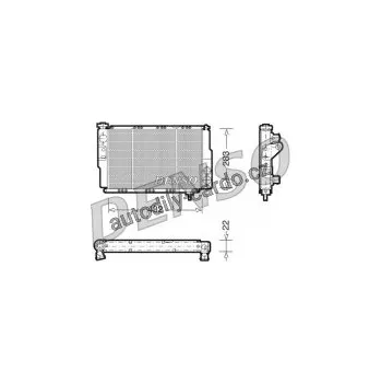 Chladič motoru Chladič motoru DENSO (DE DRM23041)