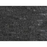 Kamenný obklad STEGU Kvarcit Nero 40x10cm cena za balení