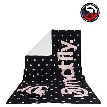 Kabelka Meatfly ručník Wave Black Dots/Powder Pink 70 x 140 cm | Černá | Velikost One Size