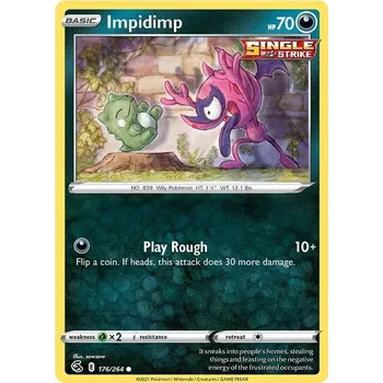 Sběratelská karetní hra Impidimp 176/264 - Fusion Strike Typ karty: Non-Holo