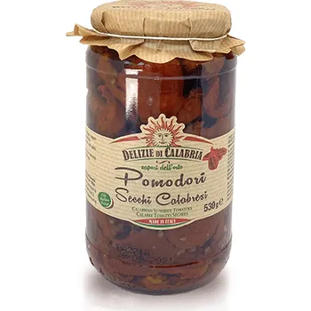 Sušená zelenina Sušená rajčata Calabresi 530g Delizie di Calabria