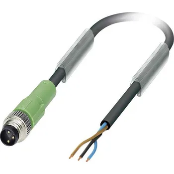 Phoenix Contact SAC-3P-M 8MS/1,5-PUR upravený zástrčkový konektor pro senzory - aktory, 1681664, piny: 3, 1.50 m, 1 ks