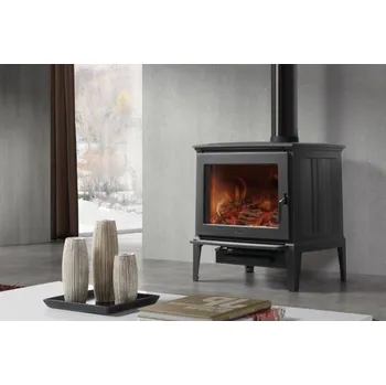 Krbová kamna Litinová kamna E-30 L s ohništěm z bílé litiny