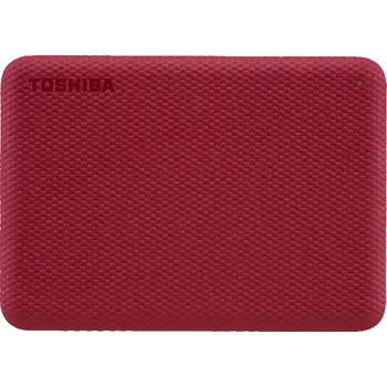 Pevný disk TOSHIBA Externí HDD CANVIO ADVANCE (NEW) 4TB, USB 3.2 Gen 1, červená / red