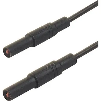 Měřicí kabel SKS Hirschmann MLS GG 200/2,5 sw bezpečnostní měřicí kabely lamelová zástrčka 4 mm lamelová zástrčka 4 mm 2.00 m černá 1 ks