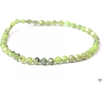 Náramek Magieprirody.cz Náramek Jadeit - 4 mm - fazetovaný #323 - z přírodních kamenů