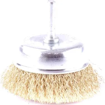 Drátěný kartáč Kartáč hrnkový/vlnitý se stopkou 100mm