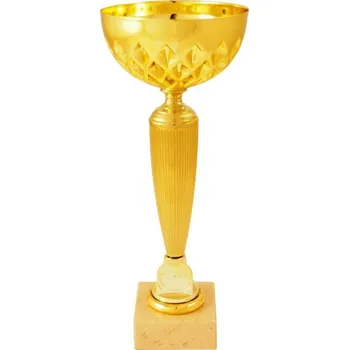 Pohár PE268 Barva: zlato, Výška: 30,0 cm, Průměr kalichu: 12 cm