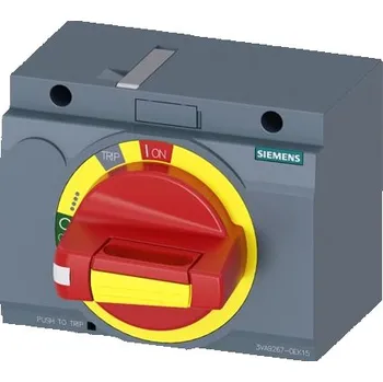 Stykač SIEMENS Čelní otočný pohon nouzové zastavení IEC IP30/40 příslušenství k 3VA2 100/160/250 3VA9267-0EK15