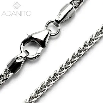 Řetízek Zlatý řetízek z bílého zlata