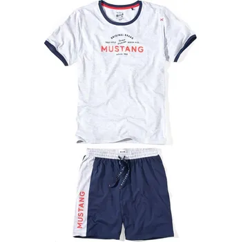 Pánské pyžamo MUSTANG Mika šedá M