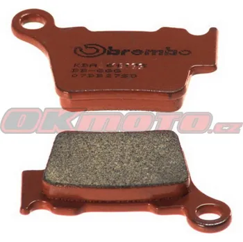 Brzdová destička Brembo (Itálie) Zadní brzdové destičky Brembo 07BB27SD - KTM EXC 530, 530ccm - 08>