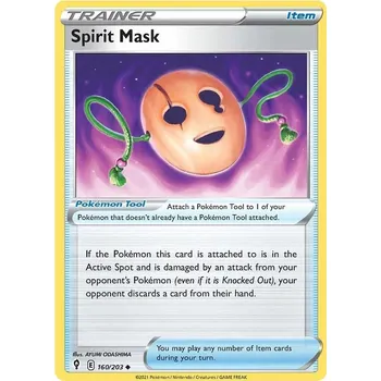 Sběratelská karetní hra Spirit Mask 160/203 - Evolving Skies Typ karty: Non-Holo