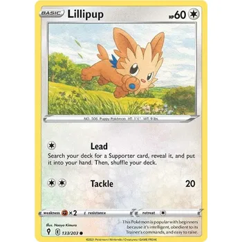 Karetní hra Lillipup 133/203 - Evolving Skies Typ karty: Reverse Holo