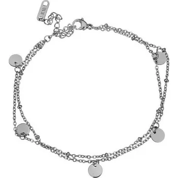 Náramek Ocelový náramek zdobený přívěsky