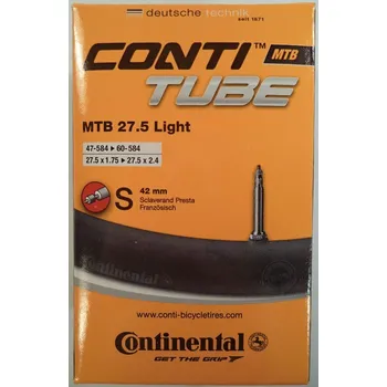 Komponent pro jízdní kolo duše Continental MTB Light 27.5 (47-584/60-584) FV/42mm (duše Continental MTB Light 27.5 (47-584/60-584) FV/42mm)