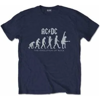 Pánské tričko Merch AC/DC: Tričko Evolution Of Rock XL 2022