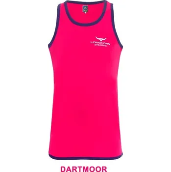 Pracovní zástěra Bavlněné tílko s prodloužením na zádech Longhorn velikost S barva růžová Dartmoor