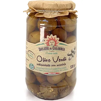 oliva Drcené olivy 530g Delizie di Calabria