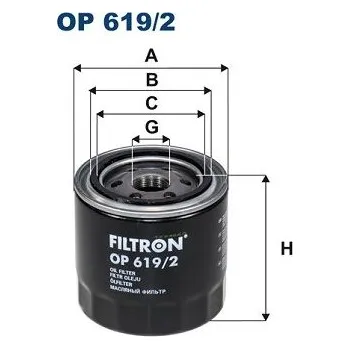 Autodíl Olejový filtr FILTRON OP 619/2