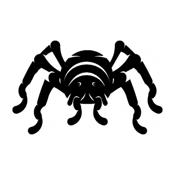 Samolepící dekorace SAMOLEPKA Pavouk 018 (01 - černá) NA AUTO, NÁLEPKA, FÓLIE, POLEP, TUNING, VLASTNÍ TEXT, TISK, AUTOSAMOLEPKY.cz, POLEPY, OBRÁZEK, LOGO, SAMOLEPKY