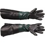 Rukavice ochranné pro pískování, délka 26 cm