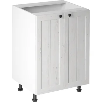 Komoda Spodní skříňka s dvířky D60, bílá / sosna andersen, PROVANCE