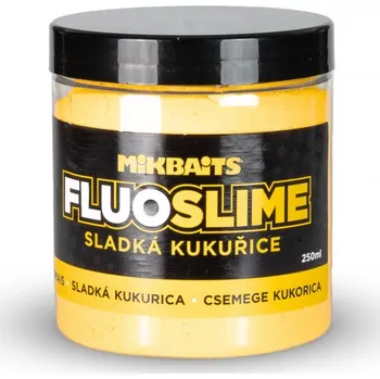 Návnadové aroma Mikbaits Fluo slime obalovací dip 100g - Sladká kukuřice