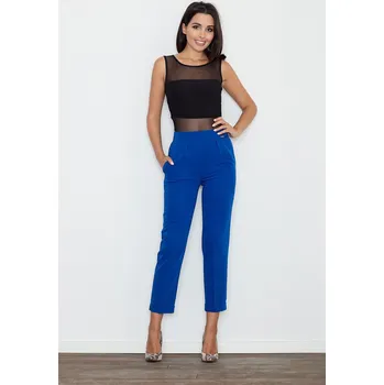 Dámské kalhoty Dámské modré kalhoty ke kotníkům M552NB Velikost: M