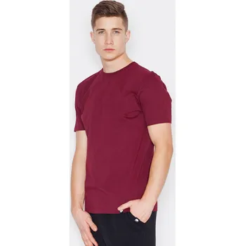 Pánské tričko Červené bavlněné tričko V001 Deep red Velikost: 2XL