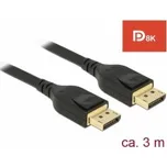 Delock DisplayPort kabel 8K 60 Hz 3 m DP 8K certifikováno
