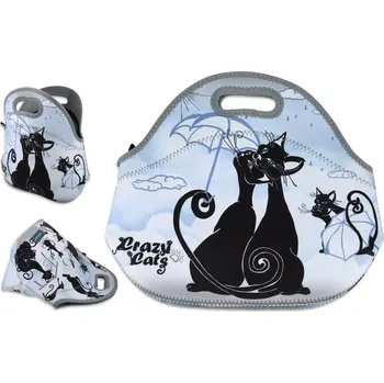 Carmani® Carmani - Kabelka KOČKY POD DEŠTNÍKEM - 30*28 cm