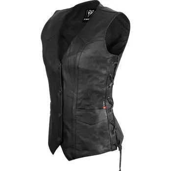 Moto vesta Dámská kožená vesta na motorku TXR Highway Velikost: XXL